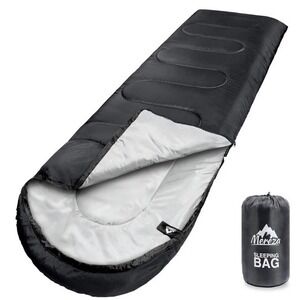 NEW MEREZA Sleeping Bags XL for Adults Cold Weather‎ Mens Large X-Large, Black